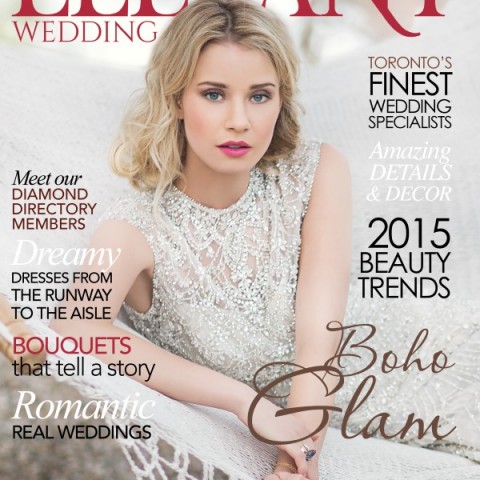 ELEGANT WEDDING JUNE 2015 MAGAZINE COVER